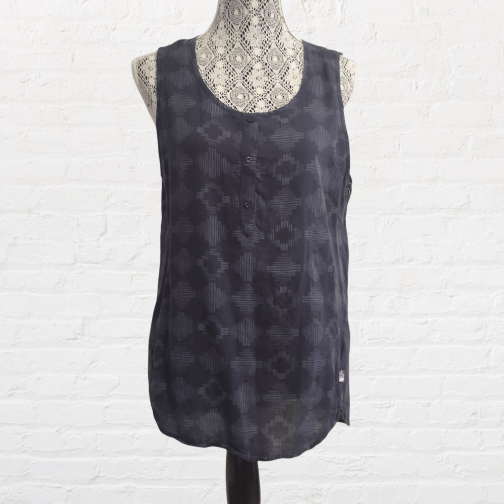 North Face soft tribal sleeveless shirt